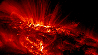 The sun looks evil in ultraviolet